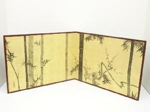 大塚巧藝社製　尾形光琳　竹梅図　印刷工芸屏風　95/200（箱付）